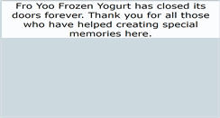 Desktop Screenshot of fro-yoo.com